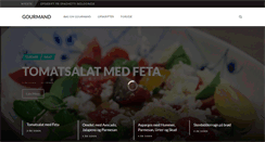 Desktop Screenshot of gourmand.dk