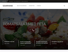 Tablet Screenshot of gourmand.dk